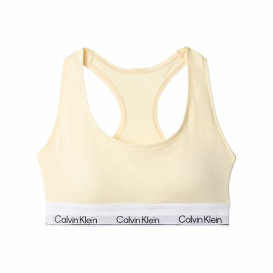 Calvin Klein Modern Cotton Logo Bralette Pear Sorbet 