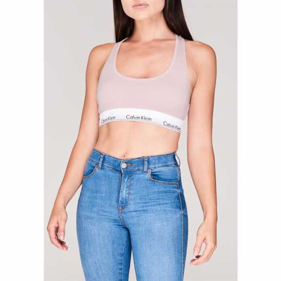 Calvin Klein Modern Cotton Logo Bralette Nymphs Thigh2NT Дамско бельо