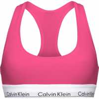 Calvin Klein Modern Cotton Logo Bralette Raspberry Sorb Дамско бельо
