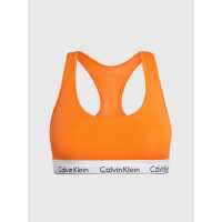 Calvin Klein Modern Cotton Logo Bralette Carrot Дамско бельо