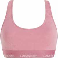 Calvin Klein Modern Cotton Logo Bralette Ягодно розово 