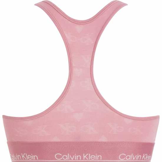 Calvin Klein Modern Cotton Logo Bralette Ягодно розово 