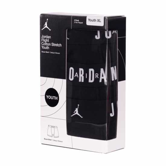 Air Jordan Kids' Cotton Core Boxers Черно Air Jordan Kids' Cotton Core Boxers Черно