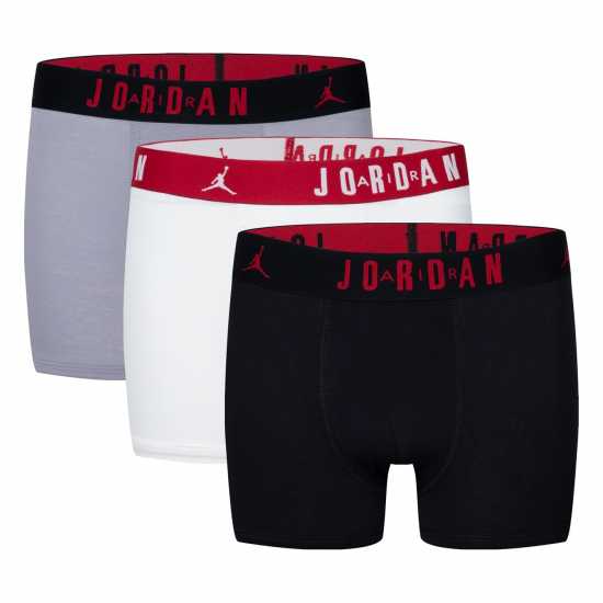 Air Jordan Kids Cotton Core Boxers Черно/Бяло 