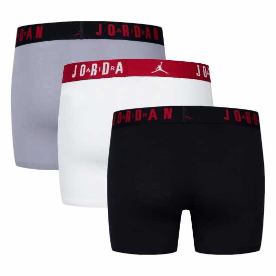 Air Jordan Kids Cotton Core Boxers Черно/Бяло 