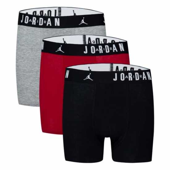 Air Jordan Cotton Core Boxers Черно/Сиво/Червено Air Jordan Cotton Core Boxers Черно/Сиво/Червено