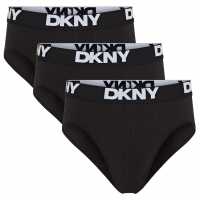 Dkny Mens Briefs Kelso 3pk Black 