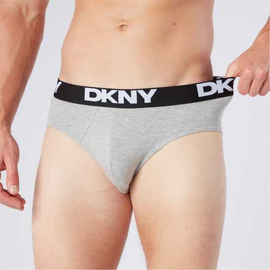 DKNY Mens Briefs Kelso Черно/Бяло/Сиво 