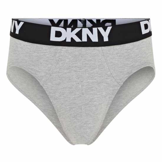 Dkny Mens Briefs Kelso Black/White/Gry Dkny Mens Briefs Kelso Black/White/Gry