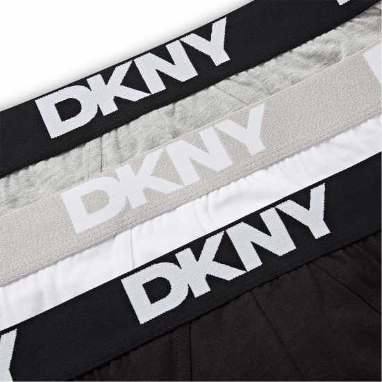 Dkny Mens Briefs Kelso Black/White/Gry Dkny Mens Briefs Kelso Black/White/Gry