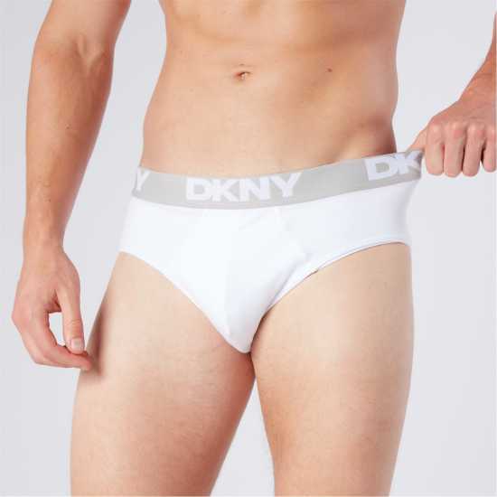 DKNY Mens Briefs Kelso Черно/Бяло/Сиво 