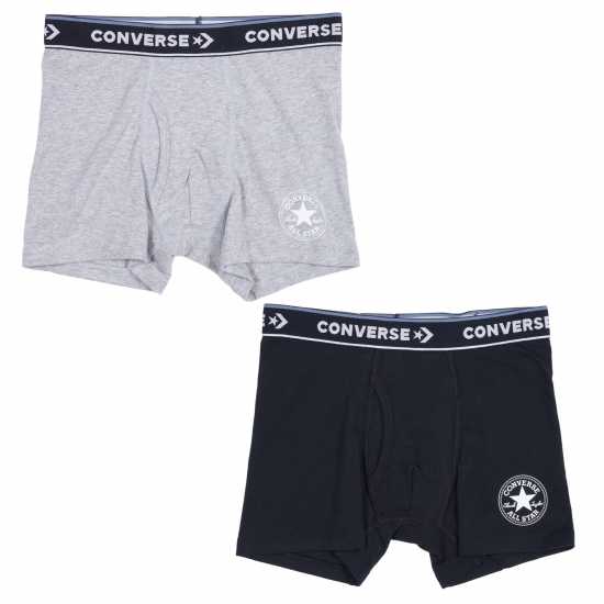 Converse Boxers 2 Pack Junior Boys  - Детско бельо