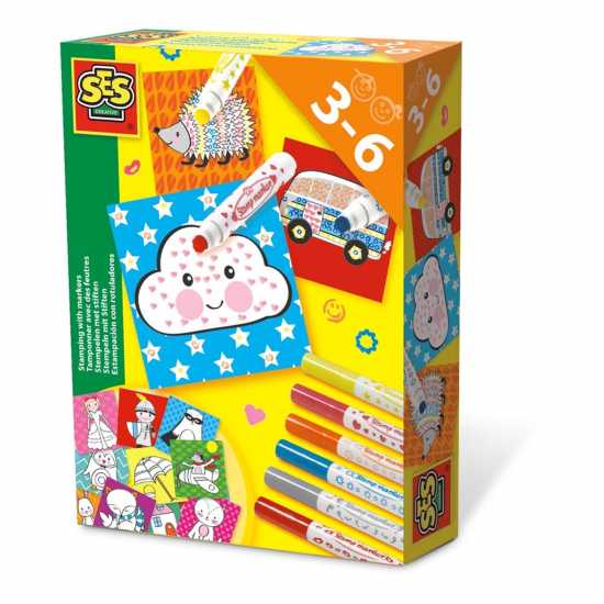 Children's Stamping With Markers Kit  Подаръци и играчки