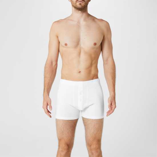 Мъжко бельо Donnay Mens Comfort-Fit Boxer 5-Pack Бяло Donnay Mens Comfort-Fit Boxer 5-Pack Бяло Мъжко бельо