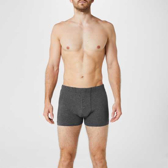 Donnay Mens Comfort-Fit Boxer 5-Pack Сиво многоцветно Мъжко бельо