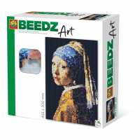Vermeer Girl With A Pearl Earring Beedz Art Mosaic