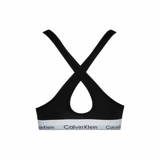 Дамско бельо Calvin Klein Cotton Bralette Lightly Lined Черно Calvin Klein Cotton Bralette Lightly Lined Черно Дамско бельо