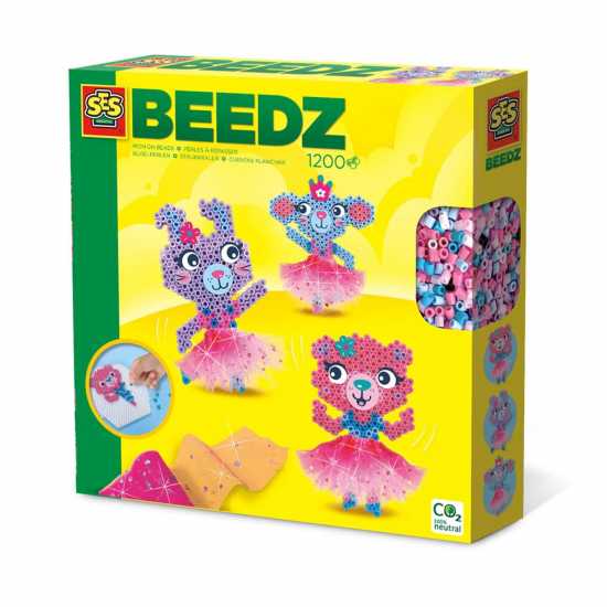 Beedz Ballerina Animals 1200 Iron-On Beads Mosaic  Подаръци и играчки