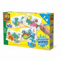 Dinos Colouring With Water Painting Set  Подаръци и играчки