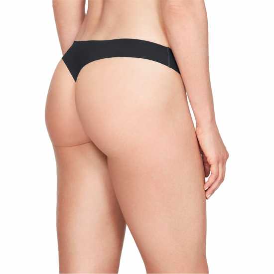 Under Armour 3 Pack Thongs Womens Black/Grey Дамско бельо