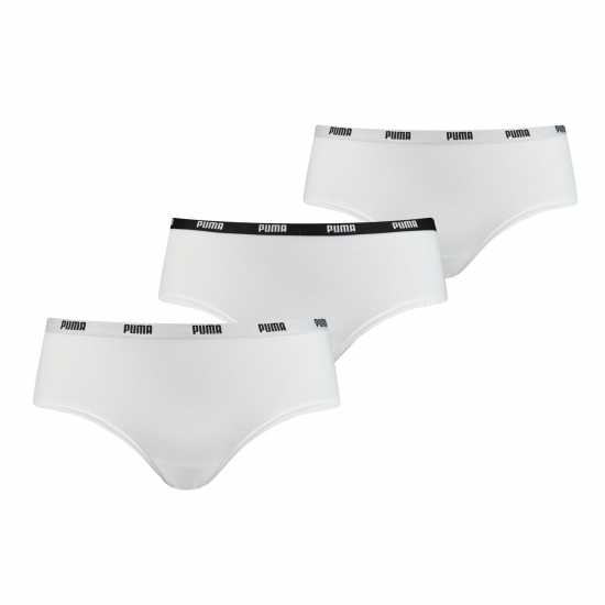 Puma 3 Pack Hipster Briefs Womens  Дамско бельо