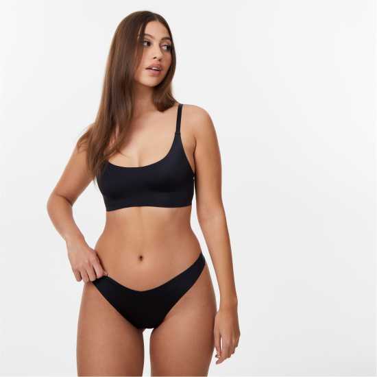 Jack Wills Ellis Brazillian Briefs Womens Черно Дамско бельо