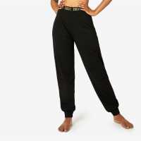Biba Soft Cotton Branded Joggers Black Дамски пижами
