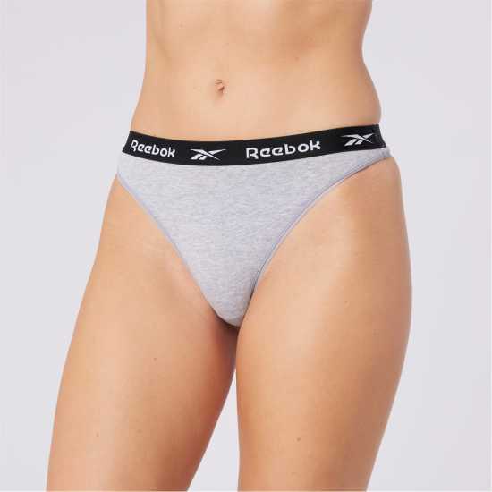 Reebok 3 Pack Womens Thong Lotty  