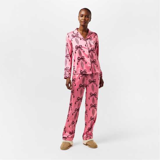 Chelsea Peers Print Long Sleeve Pyjamas Set  