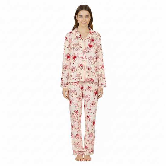 Chelsea Peers Button Up Pyjama Set  