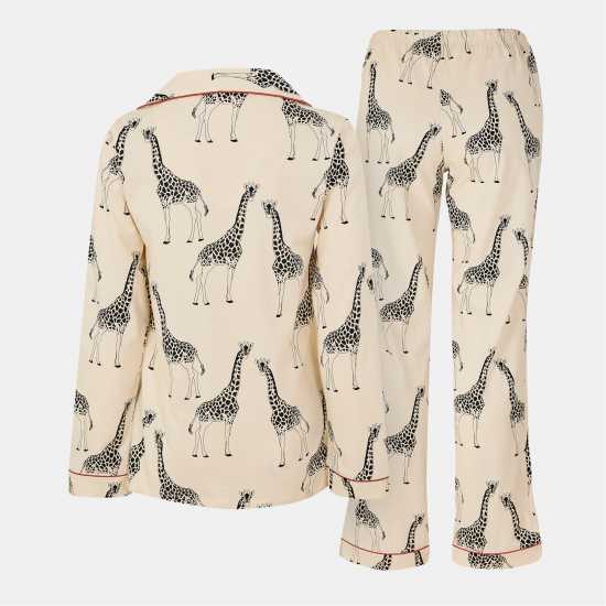 Дамски пижами Chelsea Peers Button Up Pyjama Set Chelsea Peers Button Up Pyjama Set Дамски пижами