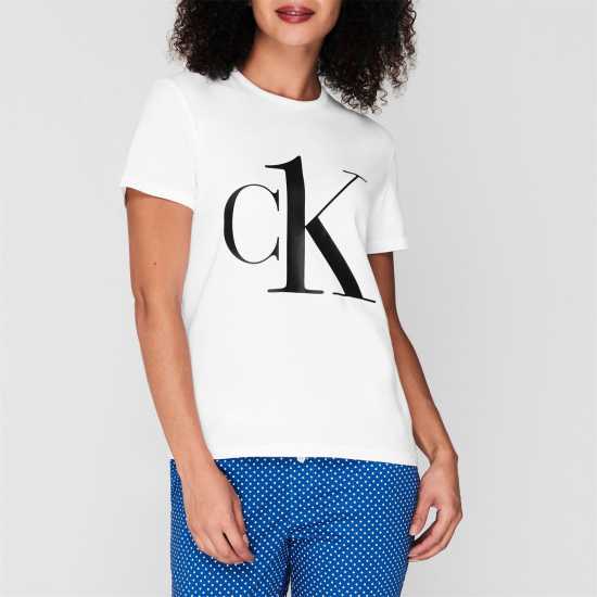 Calvin Klein Тениска One Cord Crew T Shirt  Дамски пижами