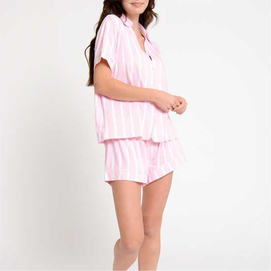 Chelsea Peers Chelsea Peers Classic Short Sleeve Set  Дамски пижами