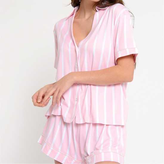 Chelsea Peers Chelsea Peers Classic Short Sleeve Set  Дамски пижами