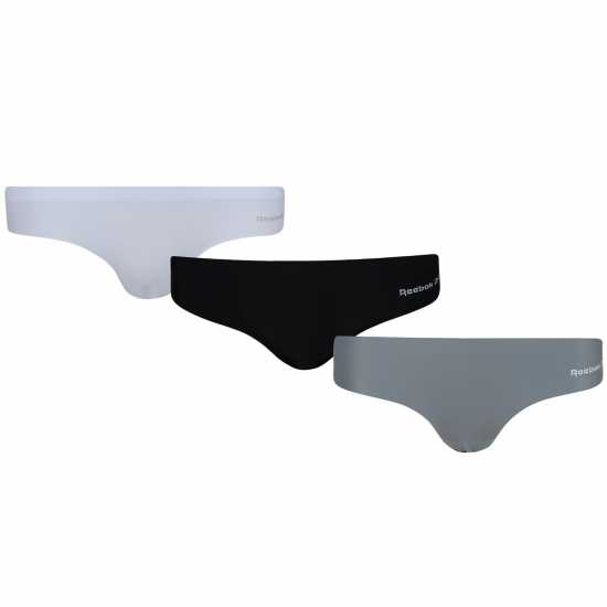 Дамско бельо Reebok 3 Pack Suki Briefs Womens Reebok 3 Pack Suki Briefs Womens Дамско бельо