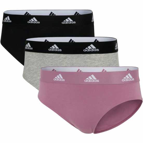 Дамско бельо Adidas Bikini (3Pk) Ld99 Assorted Adidas Bikini (3Pk) Ld99 Assorted Дамско бельо