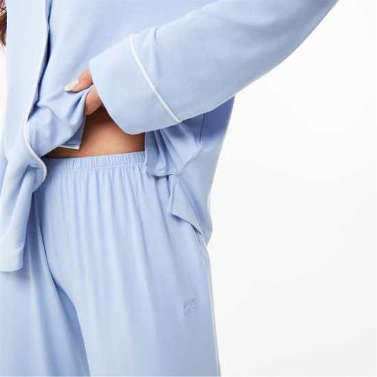 Modal Sleep Trousers Soft Blue Дамско облекло плюс размер