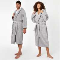 Jack Wills Unisex Dressing Gown Grey Мъжки пижами
