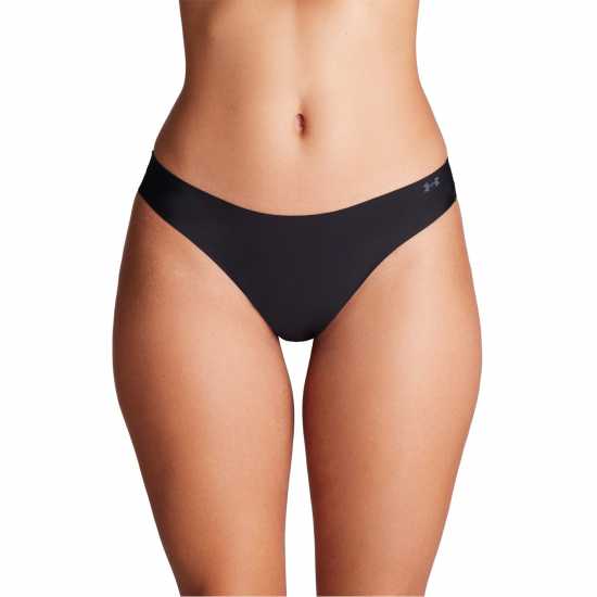 Under Armour Thong Solid 3Pk Ld99 Black Дамско бельо