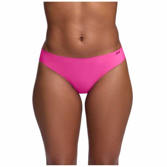 Under Armour Thong Solid 3Pk Ld99 Rebel Pink Дамско бельо