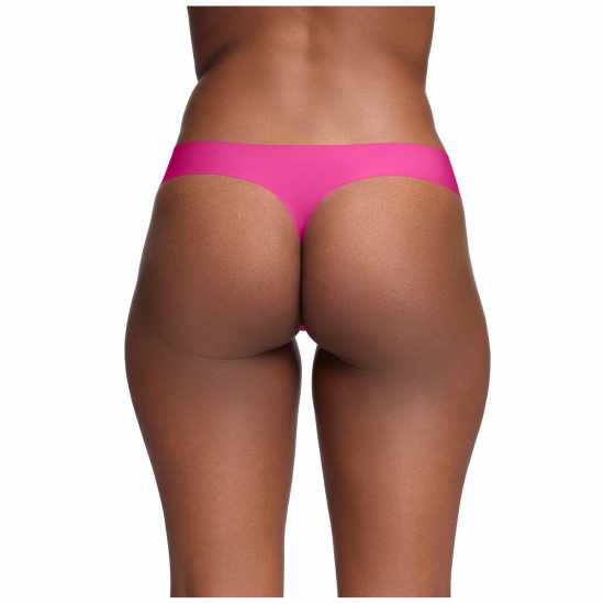 Under Armour Thong Solid 3Pk Ld99 Rebel Pink Дамско бельо
