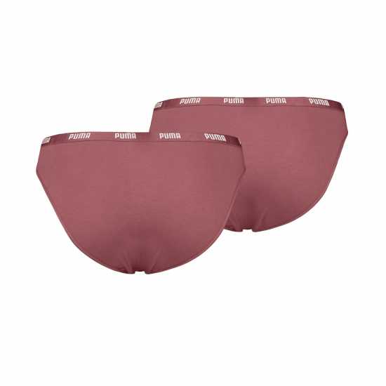 Puma 2 Pack Bikini Briefs Womens Сърдечен 