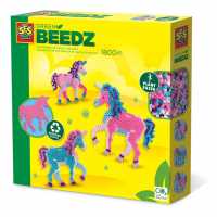Beedz Unicorn Green 1800 Iron-On Beads Mosaic Art  Подаръци и играчки