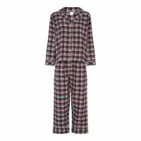 Women's Helga Check Long Sleeve Pyjama Set  