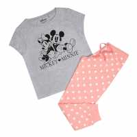 Character Disney Pyjama Set Minnie/Minnie Дамско облекло плюс размер