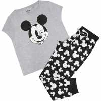 Character Disney Pyjama Set Mickey Wink Дамско облекло плюс размер