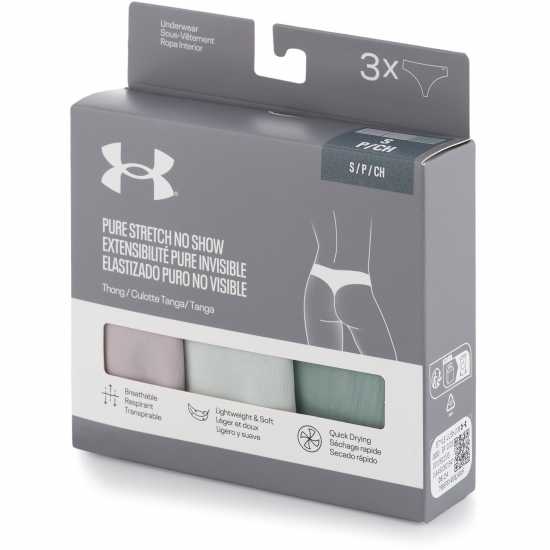 Under Armour 3Pk Thong Ld99 Сиво 