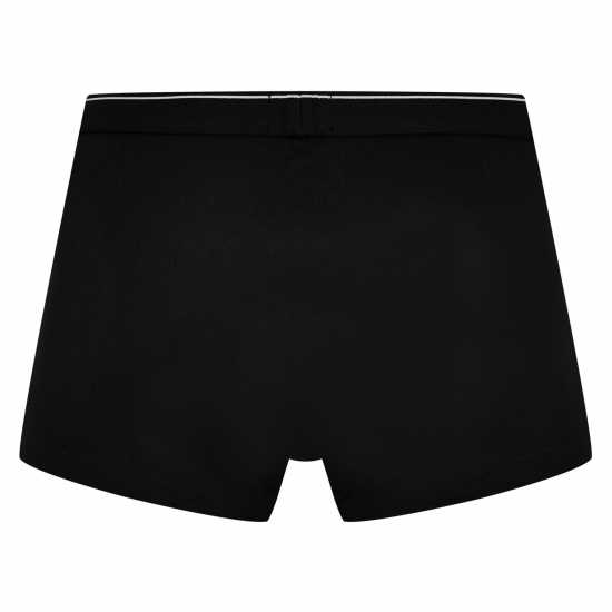 Мъжко бельо Hugo Boss Boss 2 Pack Logo Waistband Trunks Черно 001 Hugo Boss Boss 2 Pack Logo Waistband Trunks Черно 001 Мъжко бельо