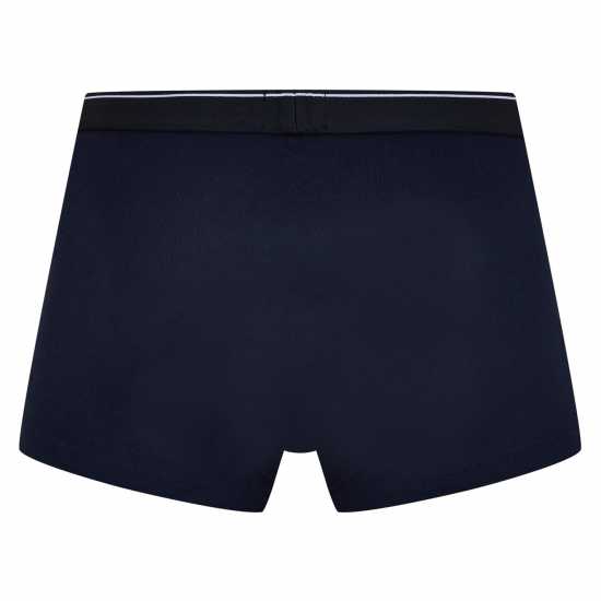 Мъжко бельо Hugo Boss Boss 2 Pack Logo Waistband Trunks Нави 405 Hugo Boss Boss 2 Pack Logo Waistband Trunks Нави 405 Мъжко бельо