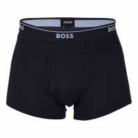 Мъжко бельо Hugo Boss Boss 2 Pack Logo Waistband Trunks Black/Grey Hugo Boss Boss 2 Pack Logo Waistband Trunks Black/Grey Мъжко бельо